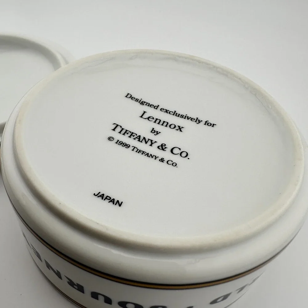Lennox Vision 2000 Tiffany Co Porcelain Box Paris Hotel Las Vegas 1999 Japan